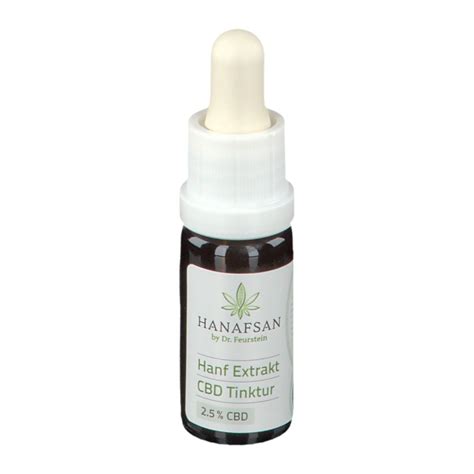 Hanafsan® Hanf Extrakt Cbd Tinktur 25 10 Ml Shop