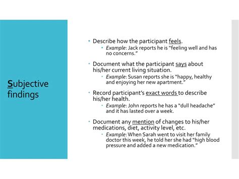 Ppt Documenting Case Notes Using The Soap Method Powerpoint