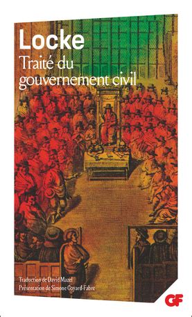 Trait Du Gouvernement Civil De Locke Editions Flammarion