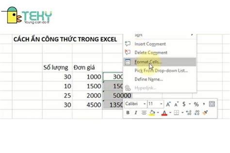 Cách ẩn công thức trong excel đơn giản nhất 2022