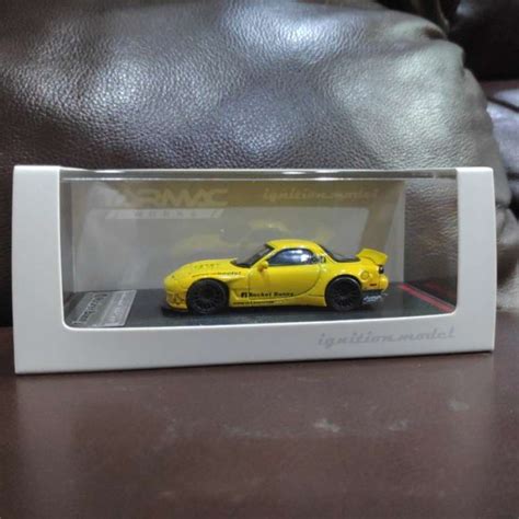 Jual IGNITION MODEL 1 64 MAZDA RX7 FD ROCKET BUNNY KUNING YELLOW Di