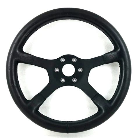 Genuine Ford RS Motorsport Leather 4 Spoke Steering Wheel Escort