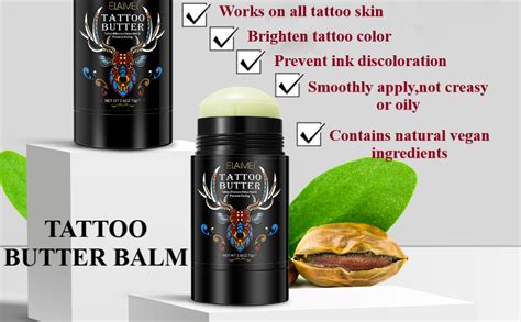 Tattoo Aftercare Butter Balm Enhanced Color Revives Old Tattoos Daily