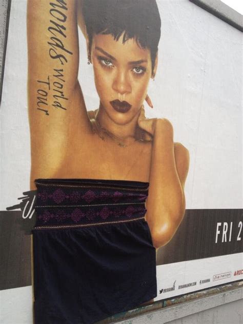 Modest Dubliners Cover Up Naked Rihanna Billboard Ahead Of Concert PHOTOS IrishCentral
