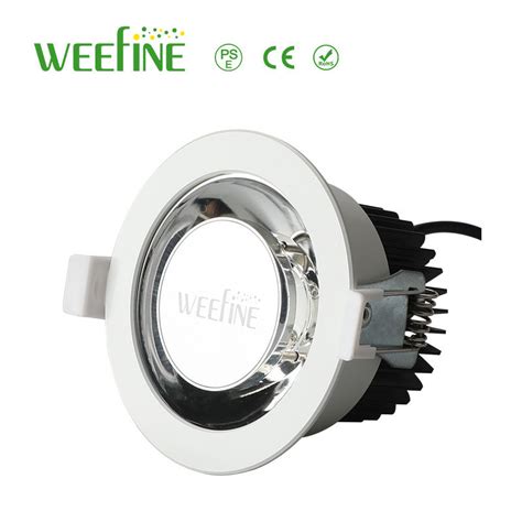 Aluminium Ceiling Flood Light W Recessed Round Led Downlight T C