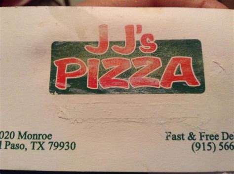 JJ'S PIZZA, El Paso - Restaurant Reviews, Photos & Phone Number - Tripadvisor