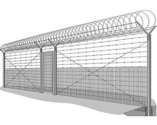 Installation of Concertina Wire Barriers, Methods and Pictures