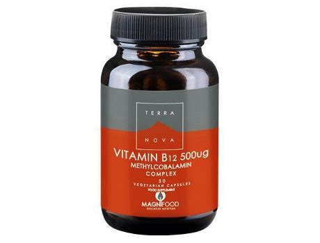 Terranova 500 Vitamina B12 mcg Complex 50 Cápsulas Worten pt