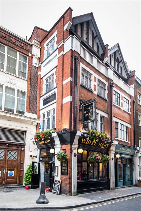 The White Hart Pub In Covent Garden Food And Drink Central London