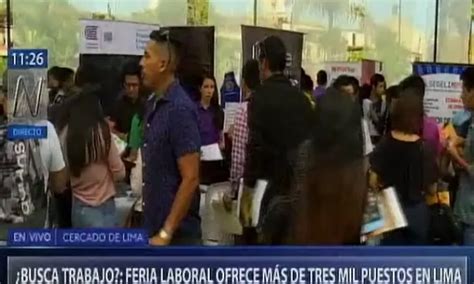 Festival Del Empleo Feria De Trabajo Ofrece Hoy Más De 3000 Puestos Canal N