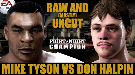 Mike Tyson Vs Don Halpin ★ Tyson Raw And Mostly Uncut ★ Full Fight