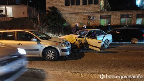 MOSTAR Četiri osobe ozlijeđene u sudaru među njima i djeca Vijesti