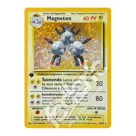 Magneton Holo Prima Edizione It Mint Federicstore