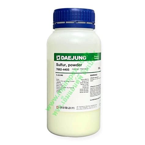 DAEJUNG SULFUR POWDER 99 500 กรม M P IMPEX นำเขาและจำหนาย