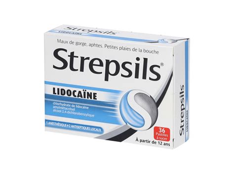 Strepsils Lidoca Ne Pastilles Sucer Pharmacie En Ligne