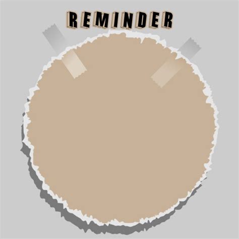 Reminder Template Postermywall