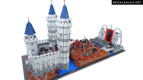 LEGO diorama I built - heavily inspired by WarCraft. 20 000 bricks, 4 ...