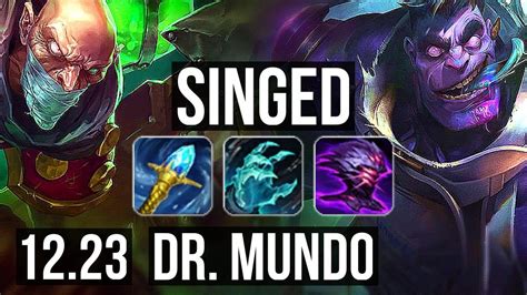 SINGED Vs MUNDO TOP 4 1 18 2 3M Mastery 1500 Games EUW Master