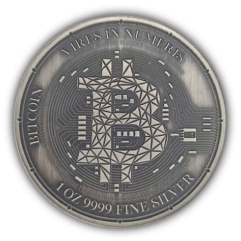 Bitcoin Niue Srebrna Moneta Oz Antique Smocza Mennica