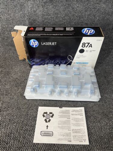 New Genuine HP 87A Black Original LaserJet Toner Cartridge CF287A EBay