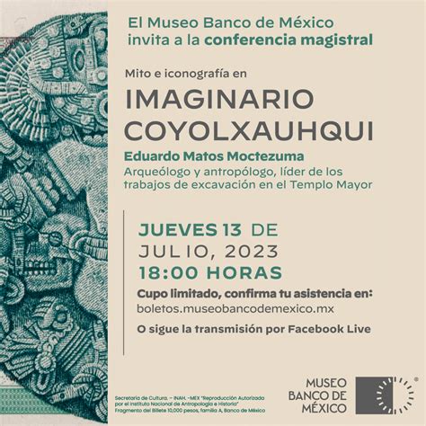 Museo Banco De M Xico On Twitter Te Invitamos A La Conferencia