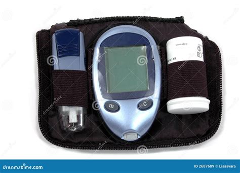 Diabetes Testing Kit Stock Image Image Of Case Monitor 2687609