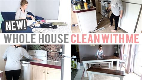 NEW WHOLE HOUSE CLEAN WITH ME WEEKLY CLEANING ROUTINE YouTube