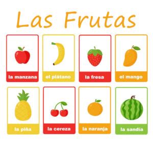 20 Fruits Name in Spanish - English to Spanish Translation