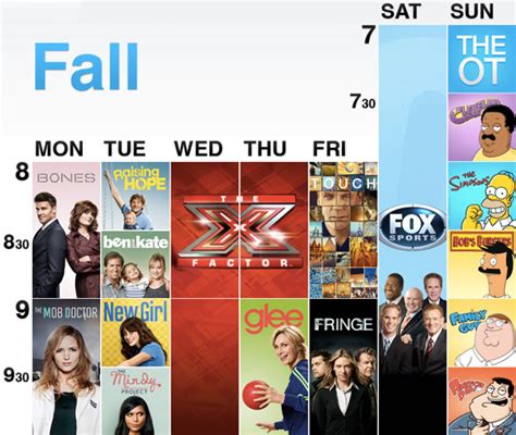 FOX’s new fall schedule! – PopBytes