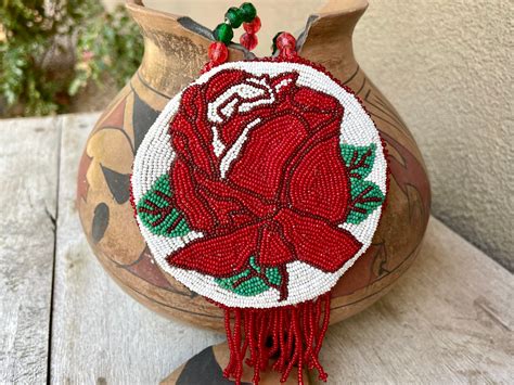 Native American Beaded Roses