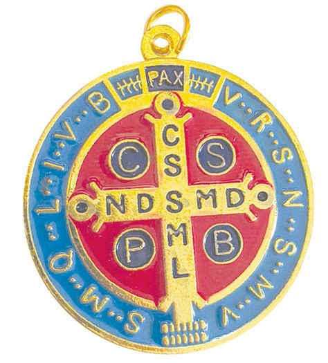 Enameled Gold St Benedict Jubilee Medal Medals And Jewlery