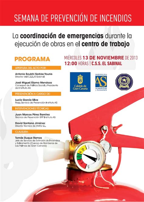 Semana De Prevención De Incendios Instituto De Atención Social Y