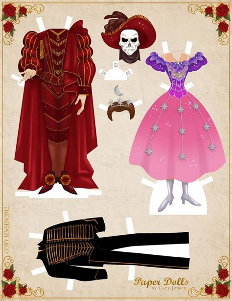 Cory Jensen S Phantom Paper Dolls Paper Dolls Disney Paper Dolls Princess Paper Dolls