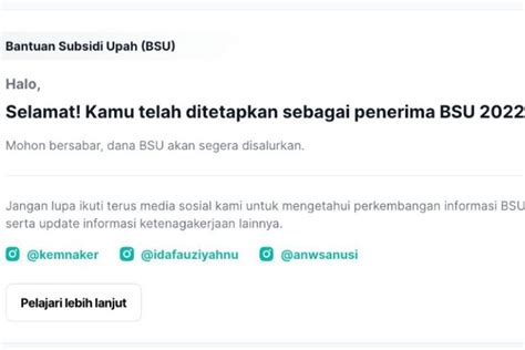 Catat Ini Tanggal Pencairan Bsu Tahap Cek Nama Pekerja Dan