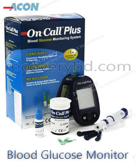 On Call Plus Blood Glucose Monitor Glucometer