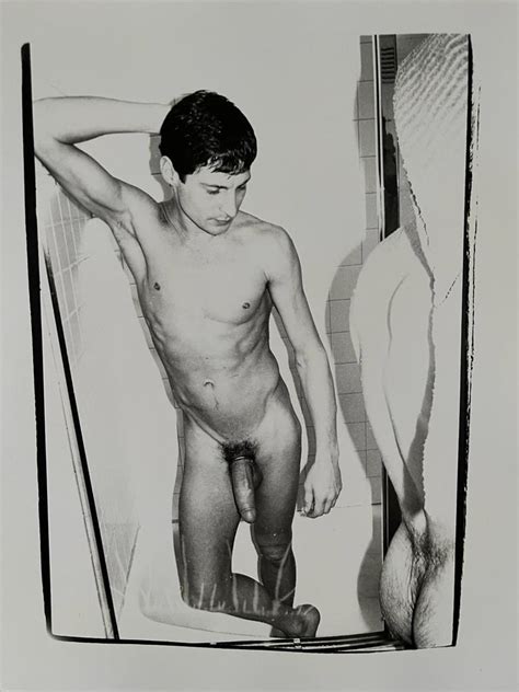 Andy Warhol Nude Male Model Unique Silver Gelatin Print For Sale At