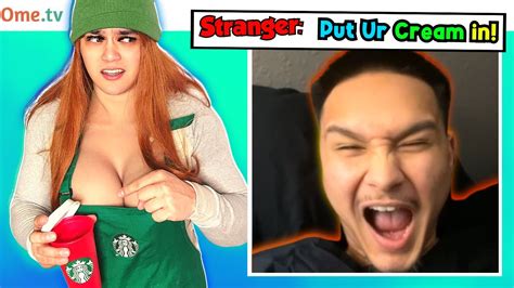 Starbucks Barista Scares Strangers Ometv Trolling Youtube