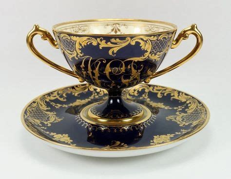 Ornately Decorated Cup And Saucer