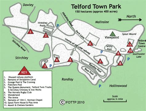 Telford Town Park Map – Friends of Telford Town Park