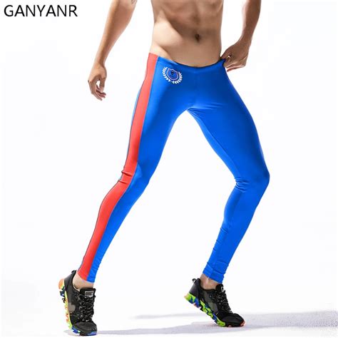 GANYANR Brand Running Tights Men Sports Leggings Basketball Yoga Pants