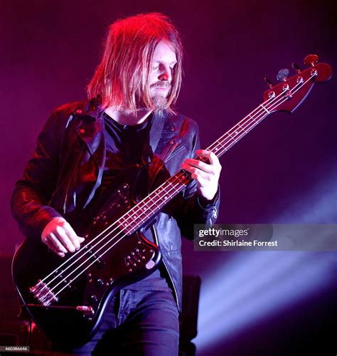 Chris Edwards of Kasabian performs at Phones 4u Arena on December 12 ...