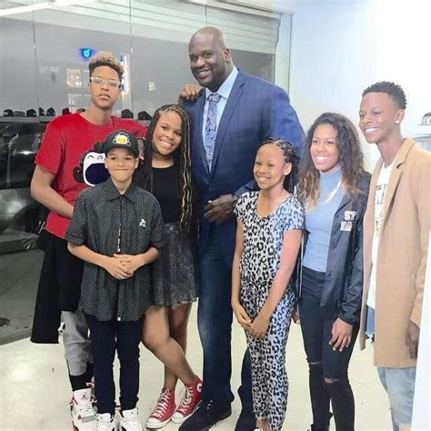 Shaq and his children | Fathers love, Children, Shaq