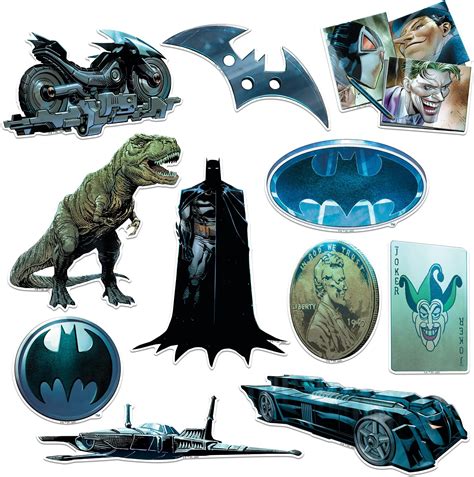 Batman Character Poses 50ct Sticker Pack Large Deluxe