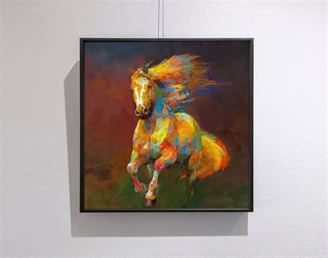 Abstract Horse Painting, Abstract Art, Horse Wall Art, Large Abstract Giclee Print, Home Decor ...