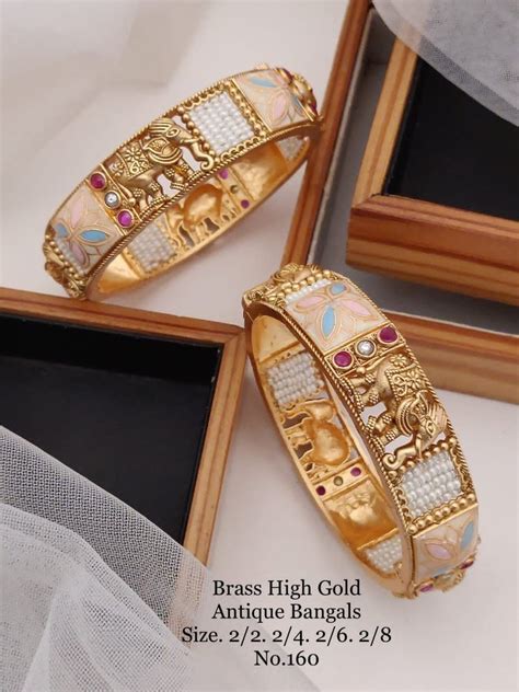 Golden Brass Screw Bangles At Rs Pair In Ahmedabad Id