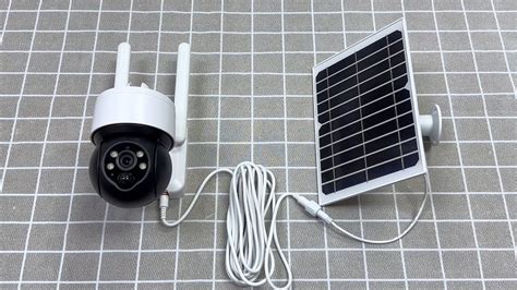 Sectec Solar Battery Camera Install Connection G Version Youtube