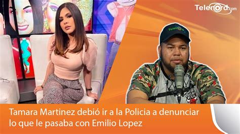 Tamara Martinez debió ir a la Policia a denunciar lo que le pasaba con