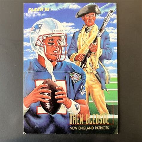 Fleer Pro Vision New England Patriots Football Card Drew