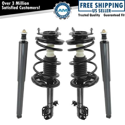 Front Rear Complete Quick Loaded Strut Spring Assembly Shock Absorber Kit 4pc Ebay