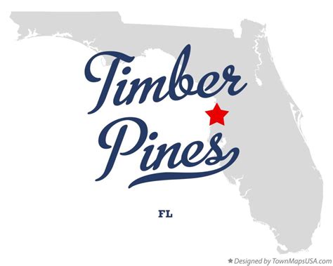 Map of Timber Pines, FL, Florida